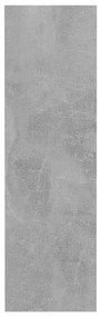 Sapateira parede 80x18x60 cm derivados madeira cinzento cimento
