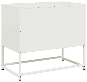 Móvel de TV 68x39x60,5 cm aço branco