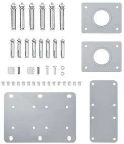 Toldo lateral retrátil 120x1000 cm azul