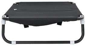 Cama Dobrável Preta ML Tecido Oxford e Aço