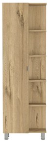 Coluna de casa de banho Urano 158 x 21,5 x 51,2 cm carvalho claro