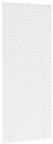 Persiana de Janela com cortinas Outros Manual Branco 90 x 220 cm Alumí