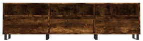 Móvel de TV 150x30x44,5 cm derivados de madeira carvalho fumado