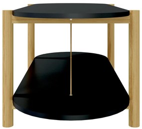 Mesa de centro 110x48x40 cm derivados de madeira preto