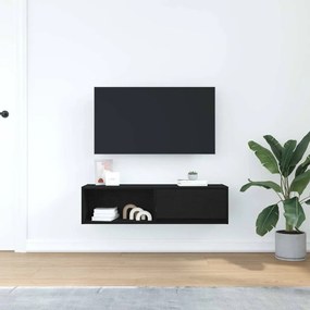 Móvel de TV 100x31x25,5 cm derivados de madeira carvalho preto