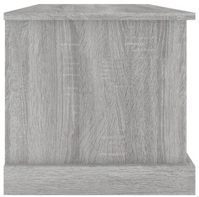 Caixa de arrumação 70x40x38 cm derivados madeira cinza sonoma