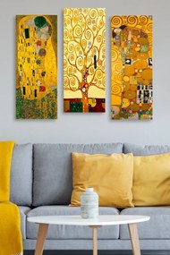 Quadro Decorativo MDF0067 – Multicolor – 20 x 50 cm (3 Peças)