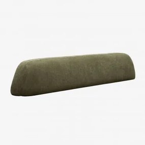 Respaldo De 180 Cm Para Sofá Modular Estofado Giorgia Tecido Verde Exército - Sklum