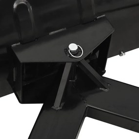 Limpa-Neves para Empilhador - 150x38 cm - Cor Preto