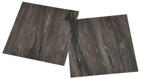 Tábuas de soalho autoadesivas 55 pcs 5,11 m² PVC cinza-escuro