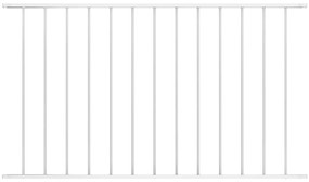 vidaXL Painel de vedação aço revestido a pó 1,7x1,25 m branco