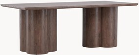 Mesa de jantar com efeito de madeira Olivia, 210 x 100 cm