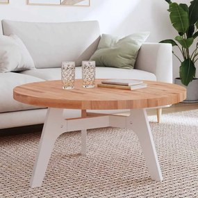 vidaXL Tampo de mesa redondo Ø90x4 cm madeira de faia maciça