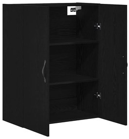 Armário de Parede vidaXL Carvalho Preto 69,5x34x90 cm Madeira de Engen