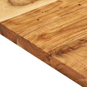 Tampo p/ móvel toucador WC 140x52x3,8 cm madeira acácia maciça