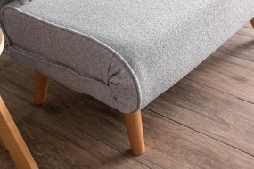 Sofá-Cama 1 Lugar Folde – Cinzento – 80x79x80 cm