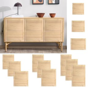 Portas com venezianas 2 pcs 99,3x59,4cm madeira de pinho maciça