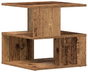 Mesa de Apoio vidaXL em Madeira Velha 40x40x40 cm em Madeira de Engenh