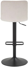 CONJUNTO 2 BANCOS DE BAR COM ELEVAÇÃO ALTA 43X49,5X85,5-107 (ASSENTO CM 61-82,5 CM) BRANCO