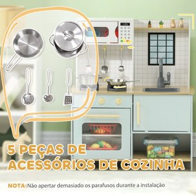 AIYAPLAY Cozinha de Madeira para Crianças acima de 3 Anos Cozinha de B