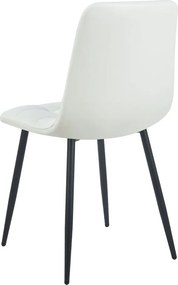 Pack 6 Cadeiras Stuhl Couro Sintético - Branco