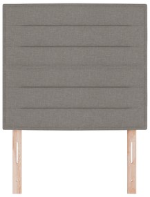 Cabeceira Design Lines Taupe 90 cm Tecido