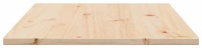 Tampo de mesa retangular 80x50x1,7 cm pinho maciço