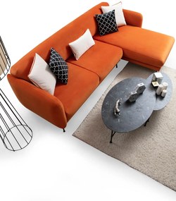 Sofá-Cama de Canto Sevilla – Laranja – 270 x 170 cm