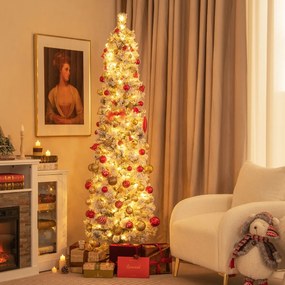 Árvore de Natal de mesa de 40 cm com 200 pontas de galhos