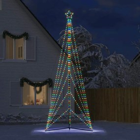 LED Árvore de Natal 861 LEDs Coloridos 478 cm
