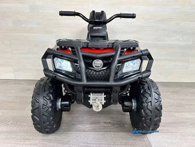 Moto 4 Eléctrica para crianças XT-SPEED 24V, 4x4, Rodas de borracha, Assento em couro sintético Vermelha