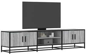 vidaXL Móvel de TV 180x35x41 cm derivados de madeira cinzento sonoma