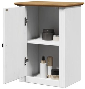 Armário parede para casa banho BODO 44x30x60cm branco castanho
