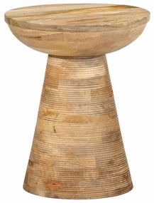 Mesa de apoio Ø37x45 cm madeira de mangueira maciça