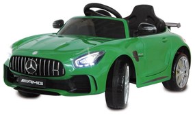 Carro eletrico infantil Mercedes-Benz AMG GT R 2,4G 12V Verde