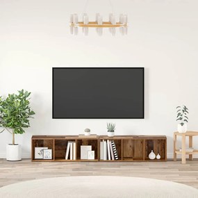 vidaXL Conjunto de móvel de TV 2 pcs Madeira Antiga 37 x 35 x 107 cm