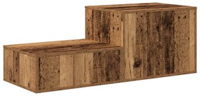 Armário de Armazenamento vidaXL Madeira Velha 108x41x40 cm Madeira Eng