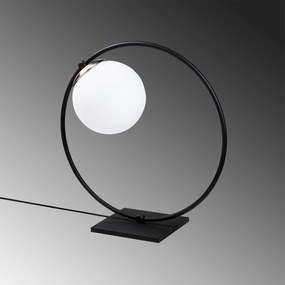 ****  
Conjunto de Candeeiro de Teto e Mesa Dolunay – Preto e Branco –