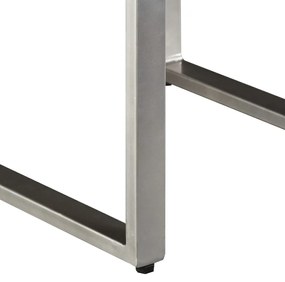 Mesa de centro madeira reciclada maciça 55x55x40 cm
