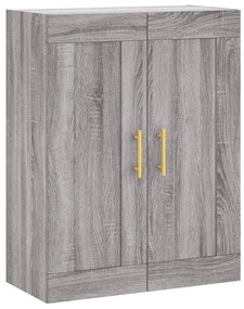 Armário alto 69,5x34x180 cm derivados de madeira sonoma cinza