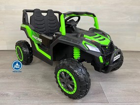 Carro elétrico para crianças Beach Buggy Racing 12V 2.4G Verde