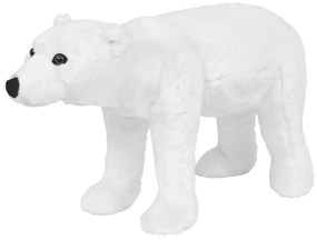 Brinquedo de montar urso polar peluche branco XXL