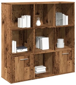 vidaXL Estante 98x29x97,5 cm derivados de madeira madeira velha
