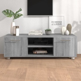 vidaXL Móvel de TV 110x40x35 cm derivados de madeira cinzento sonoma
