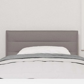 Cabeceira vidaXL Design Linhas Taupe 80 cm Tecido