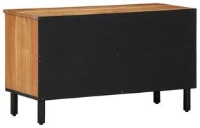 Aparador de TV vidaXL 80x33,5x46 cm Madeira Sólida de Acácia