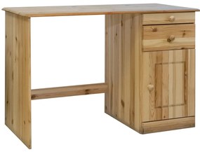 vidaXL Secretária com gavetas 110x50x74 cm madeira de pinho maciça