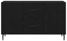 Buffet vidaXL Preto Carvalho 100x36x60 cm Madeira