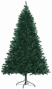 HOMCOM Árvore de Natal Artificial 180cm com 1000 Ramos de PVC Suporte