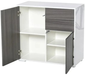 Aparador Sean de 79 cm - Cinzento - Design Nórdico